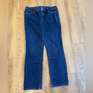 Women’s Straight Leg Denim Jeans - Crown & Ivy Size 10 Regular
